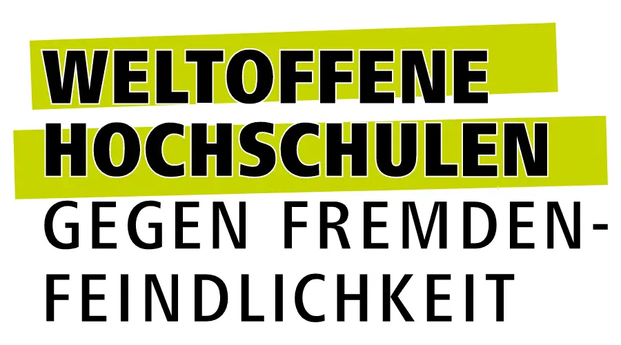 Das Logo der Initiative Weltoffen der HRK.