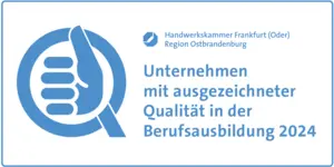 Siegel Ausgezeichnete Ausbildung